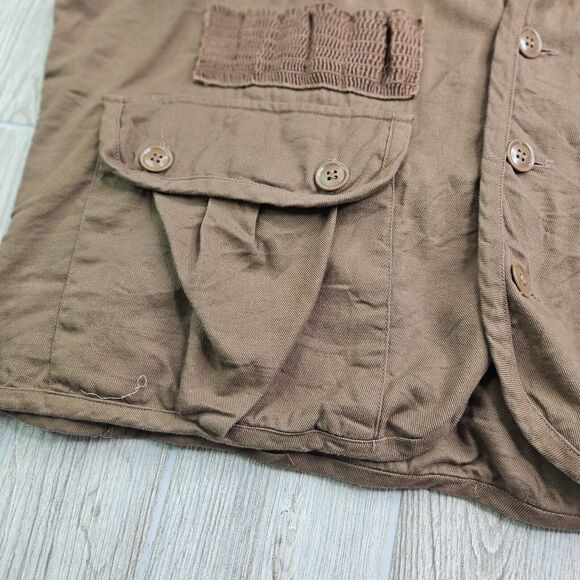 Vintage Caliber Sportsmans‎ Apparel Shooting Hunting Vest Tan Size M Medium - Picture 6 of 7